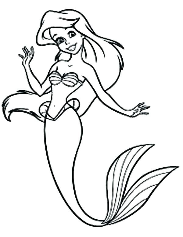 600x777 Princess Ariel Dress Coloring Pages In Tiny Draw Page Disney Games