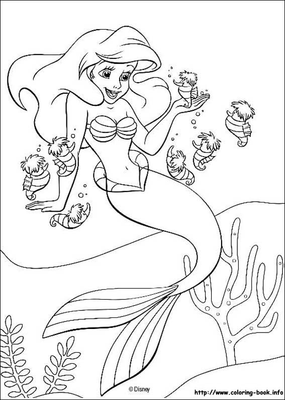 567x794 The Little Mermaid Coloring Pages On Coloring