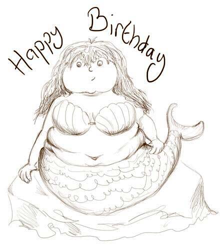 440x500 Let's Make Bad Drawings Of Mermaids All Day