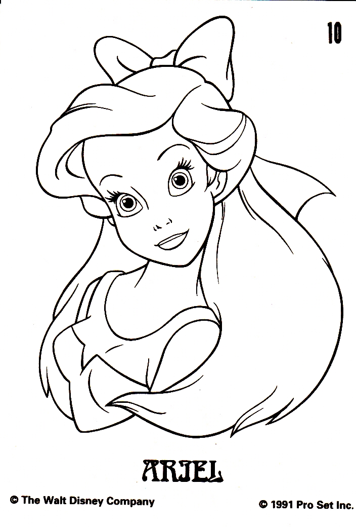 704x1040 Drawn Disney Little Mermaid Character