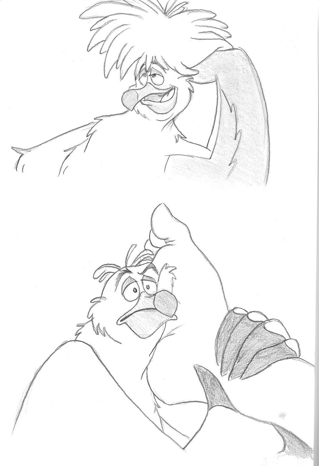 1097x1600 How To Draw The Little Mermaid Step By Step The Little Mermaid