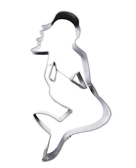 474x587 Yunko Mermaid Girl Stainless Steel Cookie Cutter