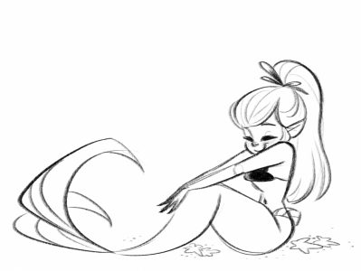 399x300 Cram21 Coloring Page Mermaid. Coloring Pages Trains. Easy