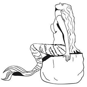300x300 Free Printable Mermaid Coloring Pages For Kids