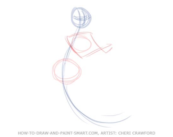 550x437 How To Draw Mermaids