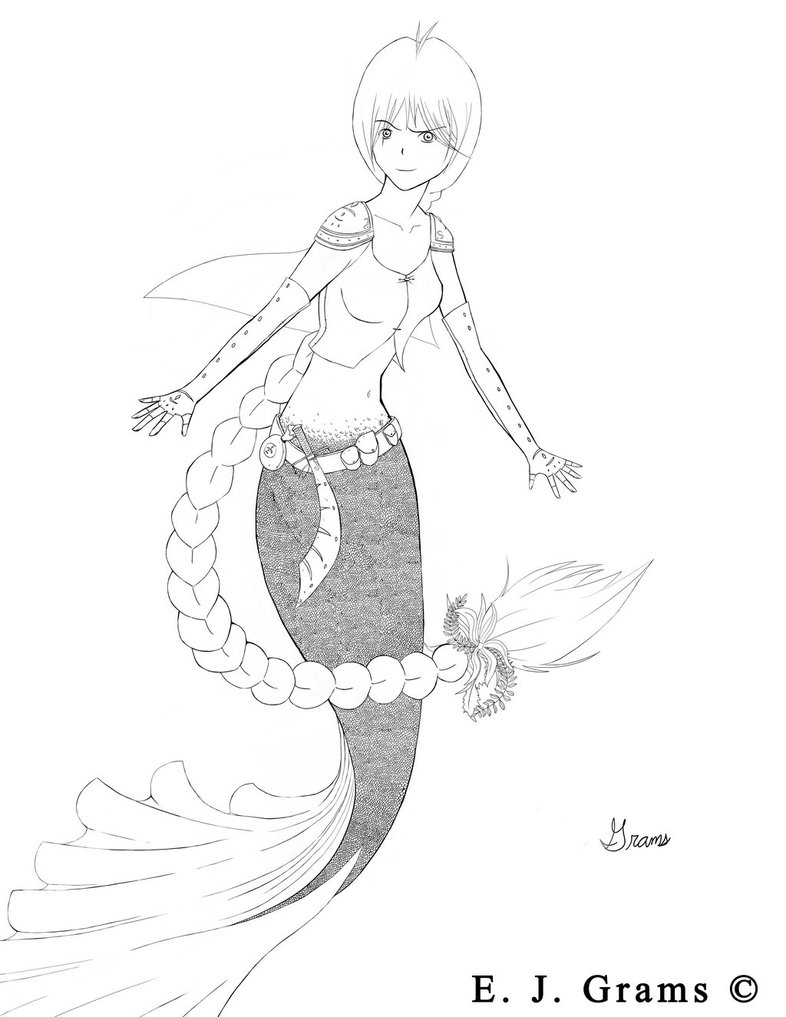 786x1017 Magic Warrior Mermaid Princess