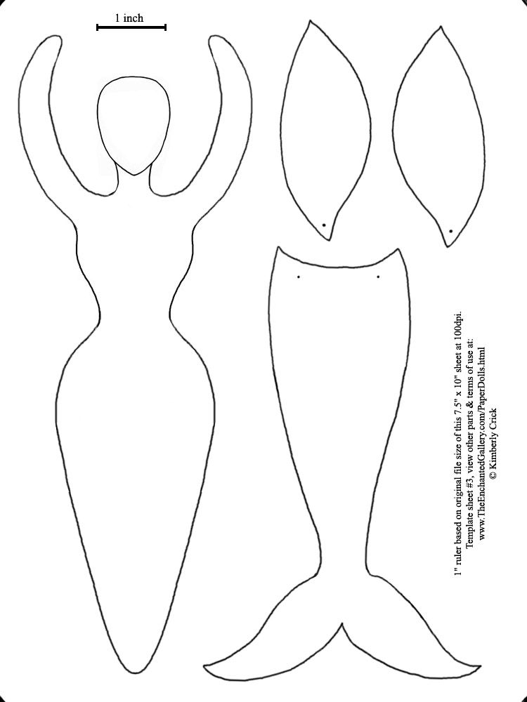 750x1000 Mermaid Tail Clipart Outline