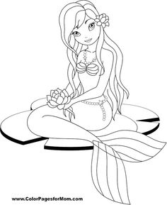 236x289 Lisa Frank Mermaid Coloring Pages Download And Print These