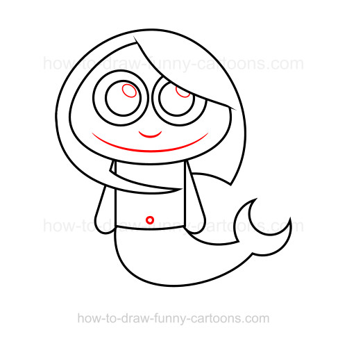 500x488 How To Draw A Mermaid