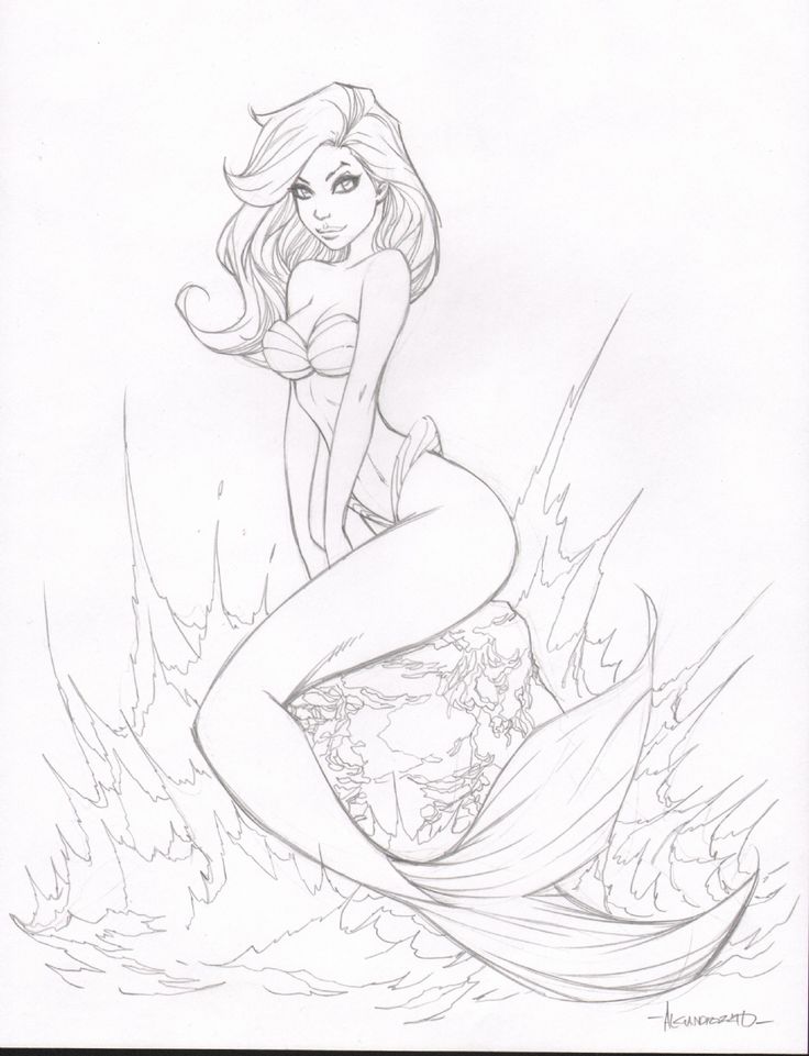 736x961 Pictures Mermaid Pencil Drawings,