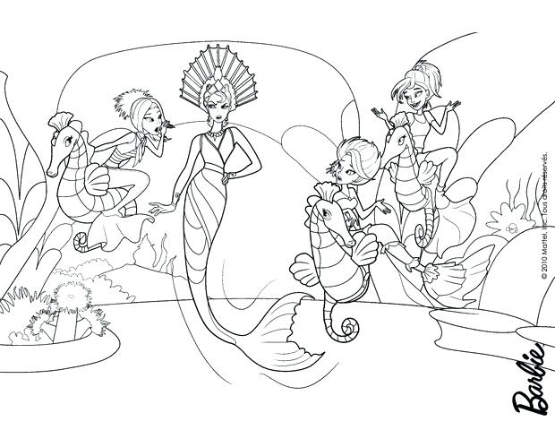 620x480 Barbie Mermaid Tail Coloring Pages Extraordinary On Seasonal