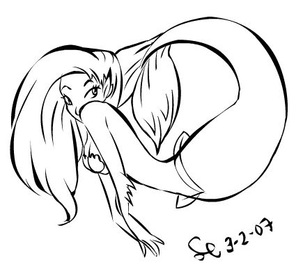 435x400 Flash Mermaid By Bellsandy On I Fucking Love Coloring