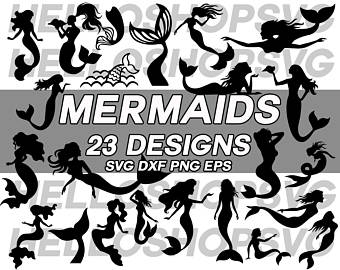 340x270 Mermaid Tail Svg Etsy