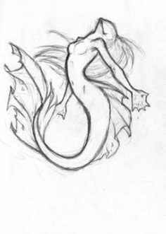 236x331 Sketch By Lucas Werneck. Art Mermaid, Octopus