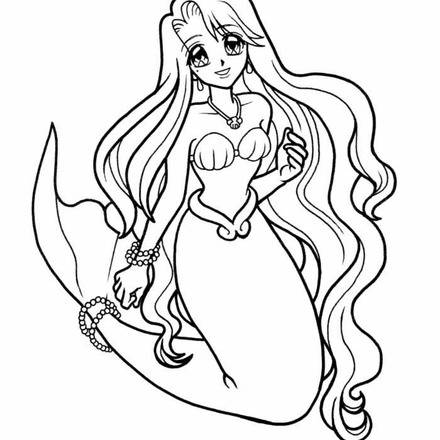 440x440 Wondrous Design Coloring Pages Draw Mermaids Mermaid Melody 14