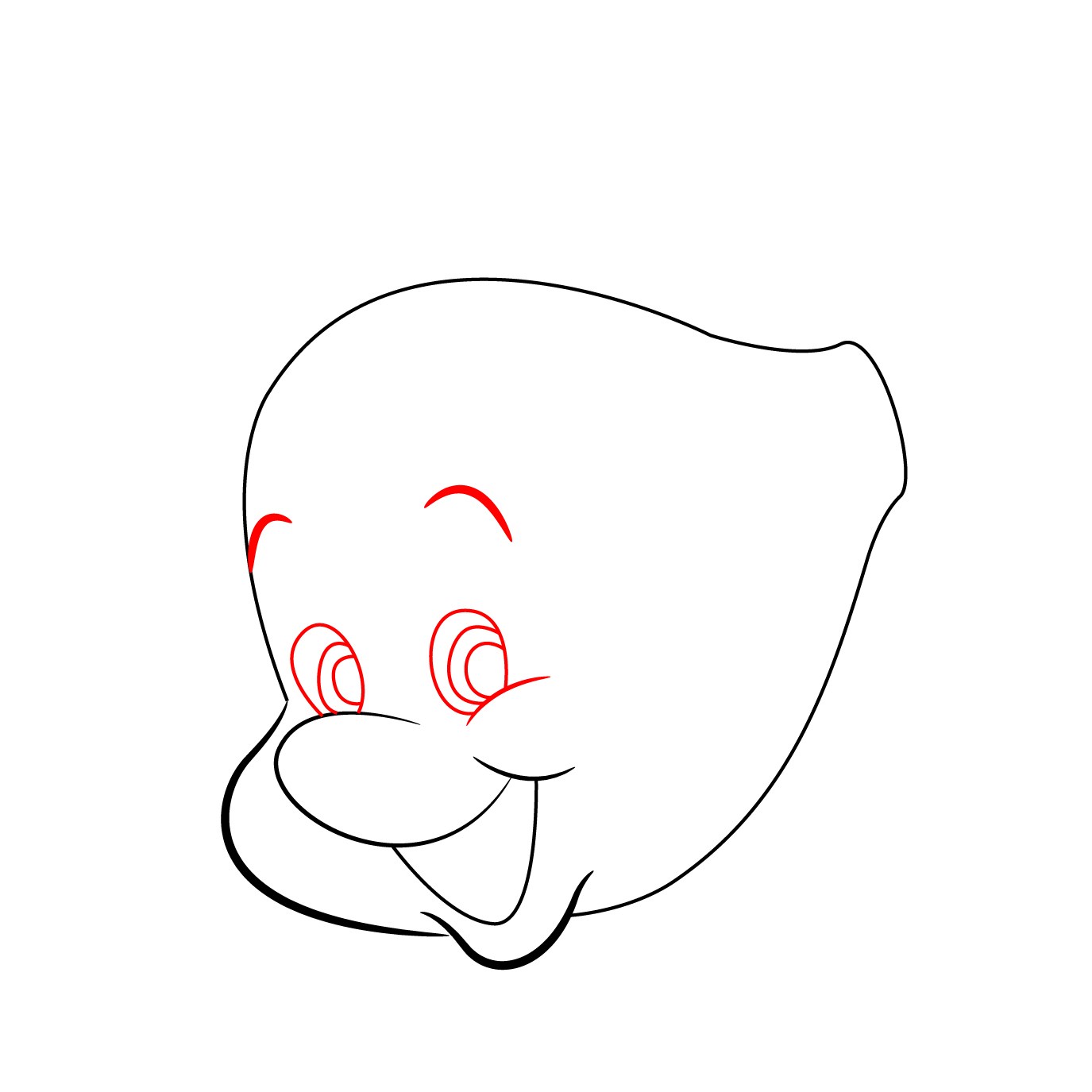 1375x1375 How To Draw Flounder From The Little Mermaid