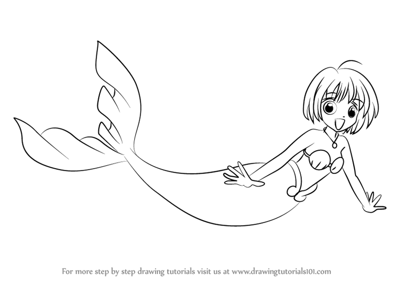 800x565 Learn How To Draw Meri In Mermaid From Mermaid Melody (Mermaid