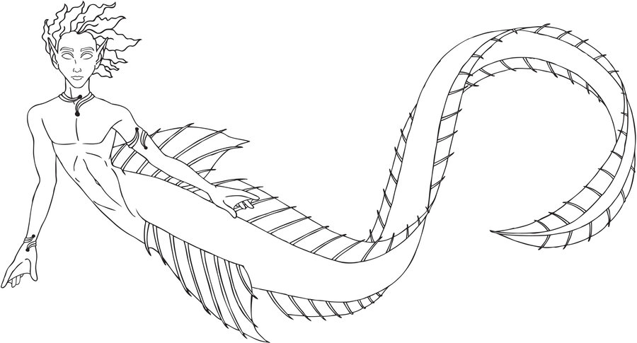 900x485 Eel Merman By Rheshard