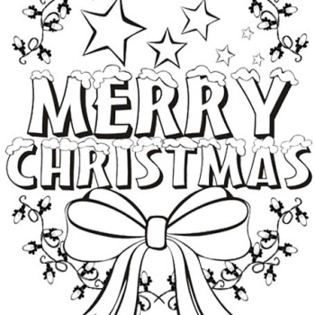 350x350 Best Merry Christmas Coloring Pages Startdonating Free 5764