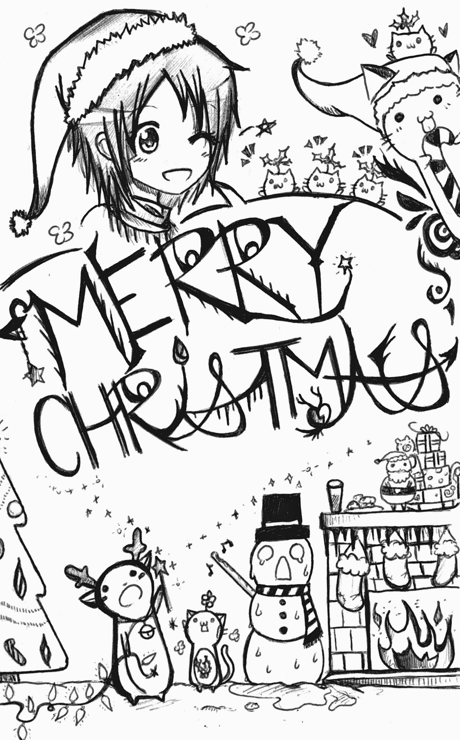 900x1448 Merry Christmas By Sotokua
