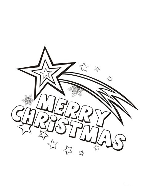 472x605 Merry Christmas Coloring Pages