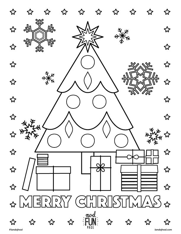 612x792 Merry Christmas Printable Coloring Page Honest To Nod