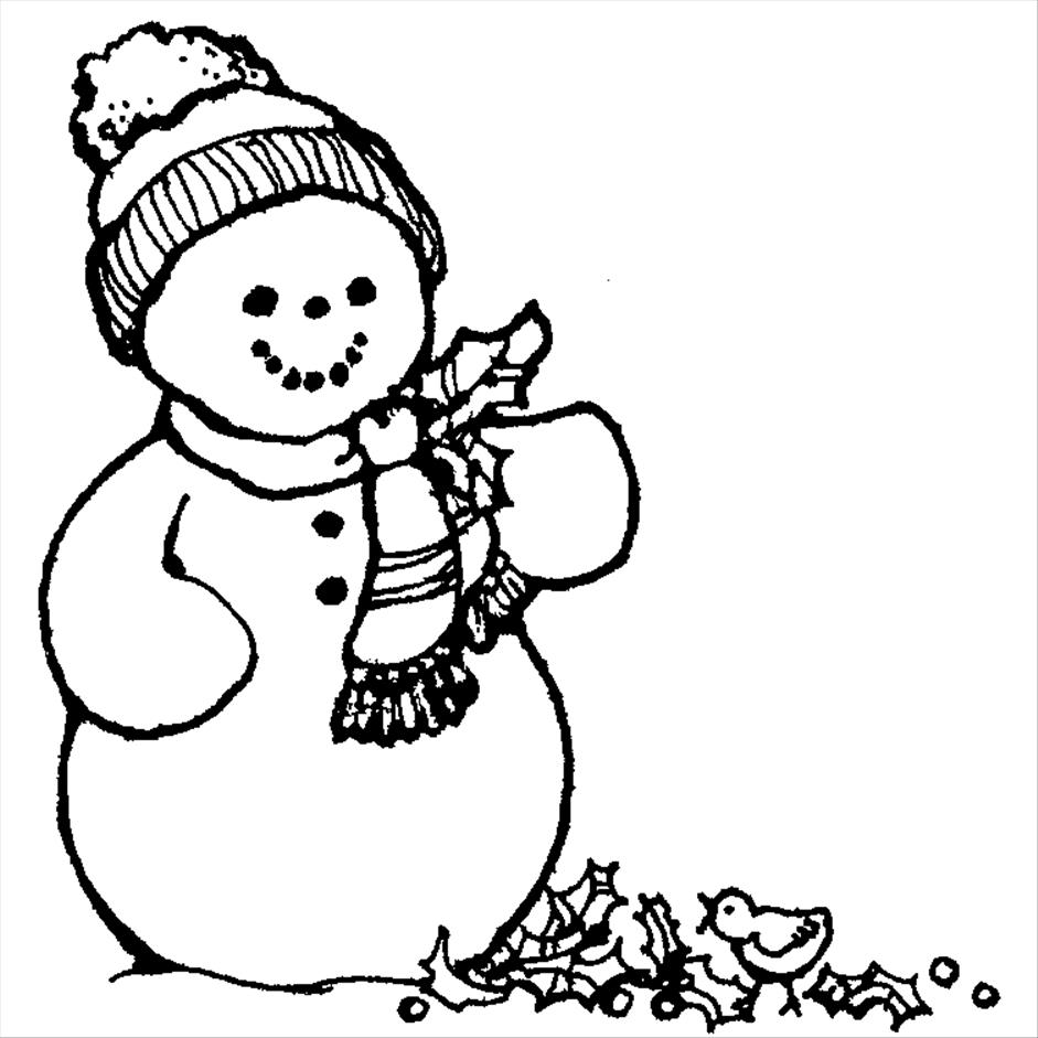 941x941 Merry Christmas Drawing Snowman Pictures
