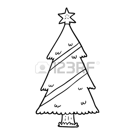 450x450 Line Drawing Christmas Stock Photos. Royalty Free Line Drawing