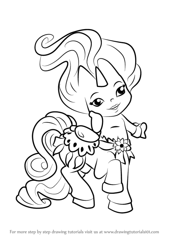 566x800 Learn How To Draw Mary Go Round From The Zelfs (The Zelfs) Step By