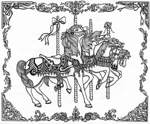 300x248 Merry Go Round Drawings Fine Art America
