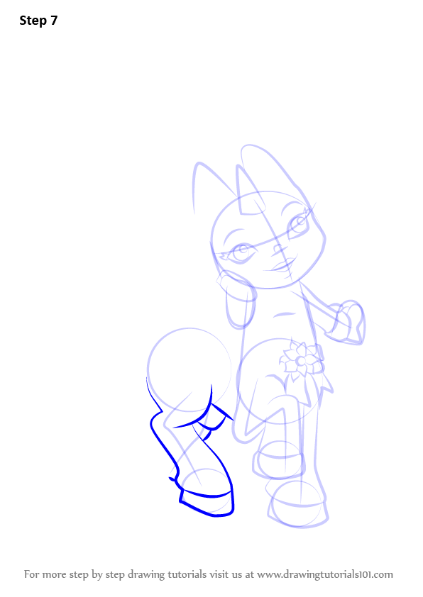 596x842 Step By Step How To Draw Mary Go Round From The Zelfs