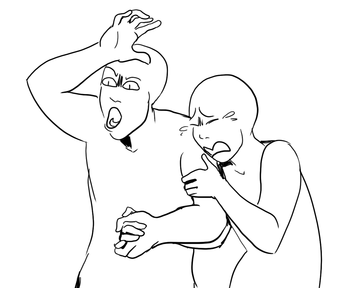 1200x1000 Draw The Squads Made From Some Of Those Haunted House Reactions