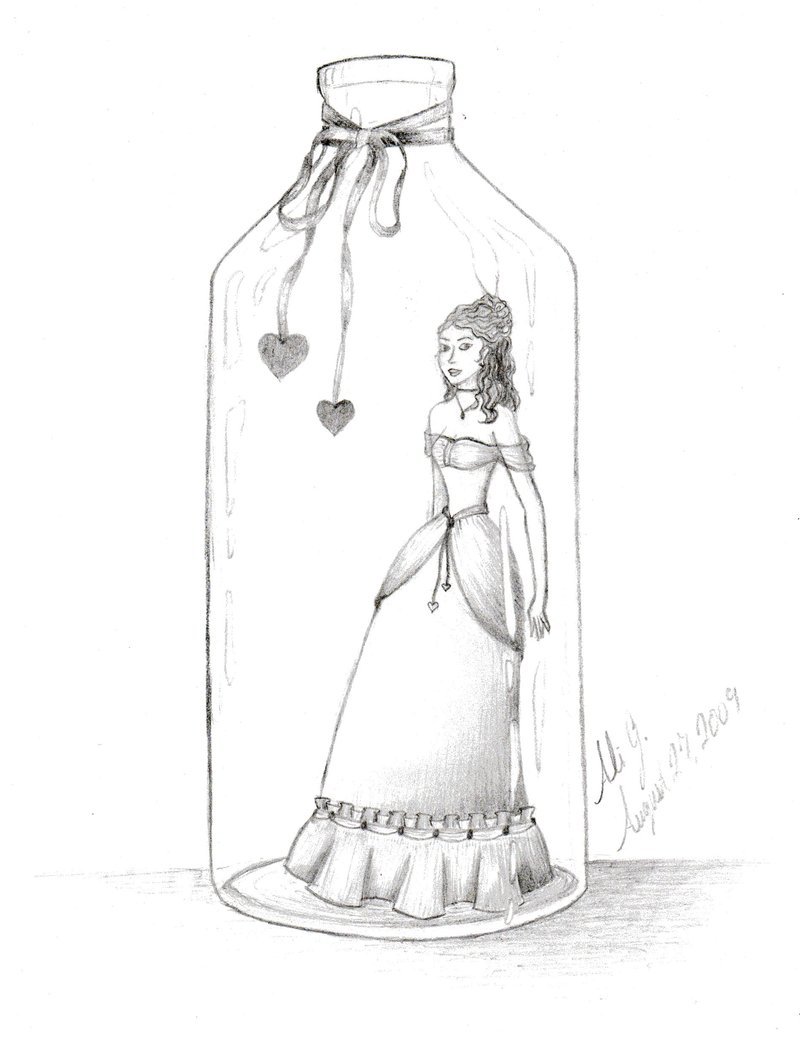 800x1042 Message In A Bottle By Whisperwings