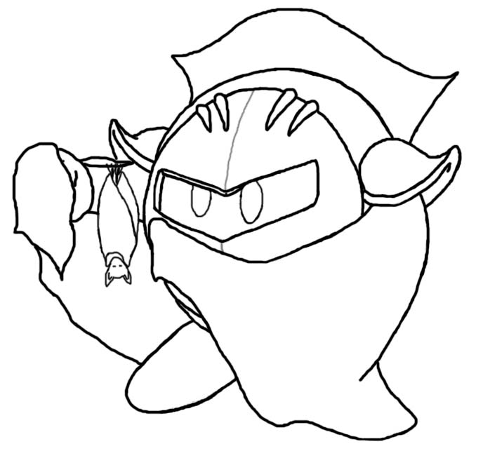 Meta Knight Drawing at GetDrawings | Free download