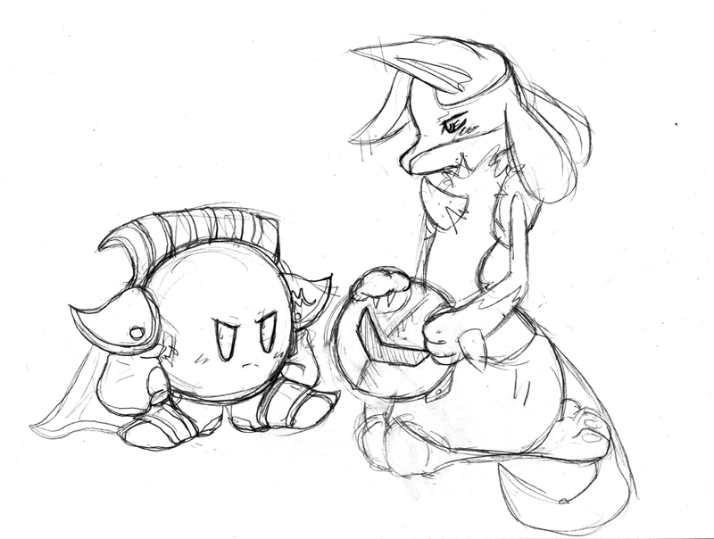 800x604 Meta Knight And Lucario By Judgement Kratos