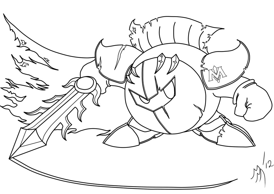 1063x752 Meta Knight Lines By Eighties Matt