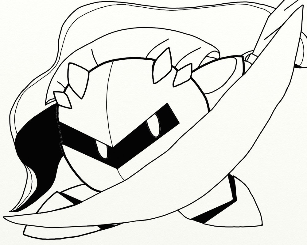 1000x800 Meta Knight By Fakesword