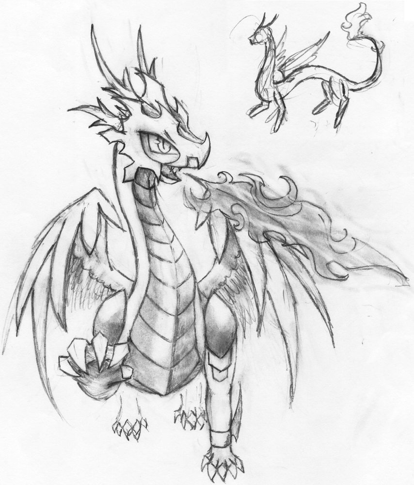 854x1000 Metallic Dragon By Lugia Sea