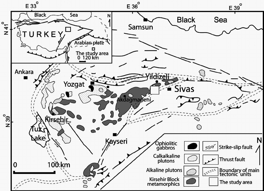 850x617 Location Map And The Simplified Geographical Setting Of Plutonic