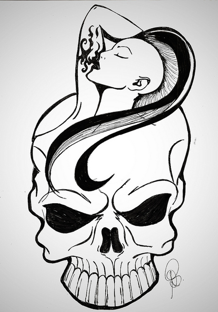 448x640 Skull Drawings, Doodles And Skull Drawings