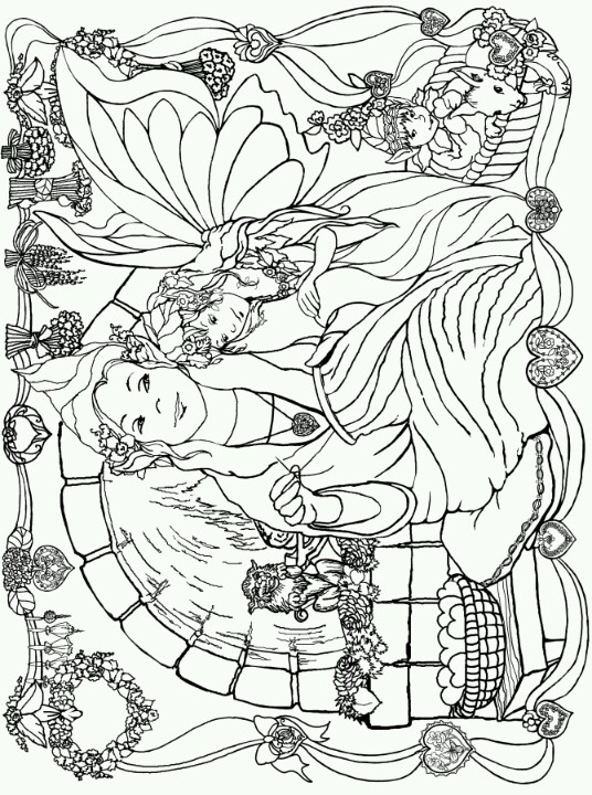 536x720 Phee Mcfaddell Artist Free Coloring Page Pretty Spiritual