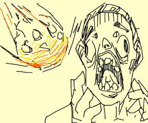 300x250 Falling To Earth Man Is Scared