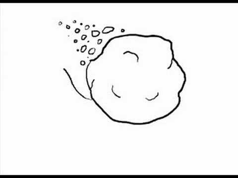 480x360 How To Draw A Cartoon Comet