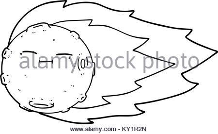 450x276 Freehand Drawn Cartoon Meteor Stock Vector Art Amp Illustration