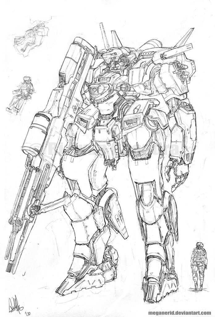 696x1024 Mecha