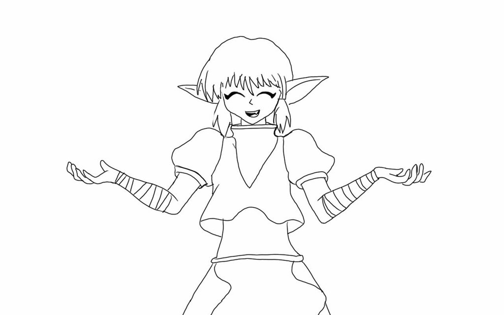 1024x640 Another One Of My Drawings Of Dren From Mew Mew Po By