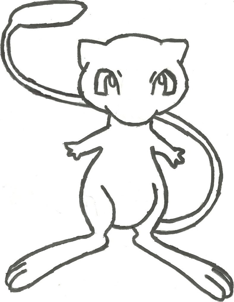 787x1016 How To Draw Mew