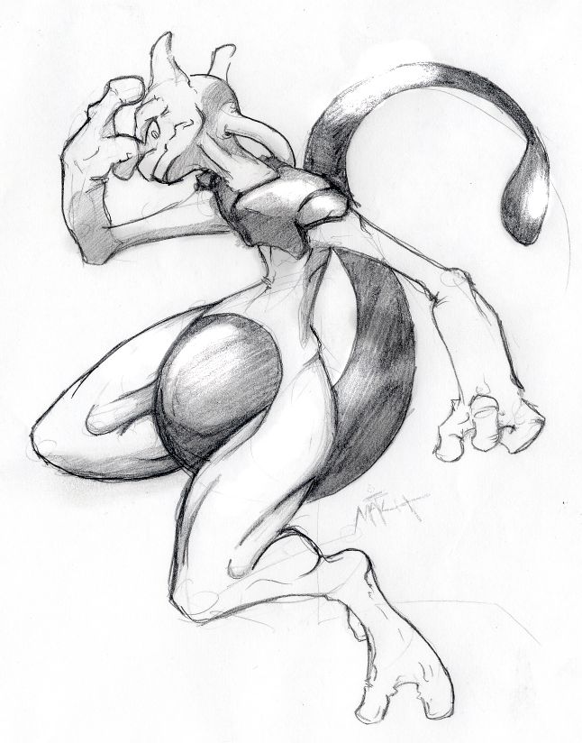 646x824 Mewtwo By Matchlight