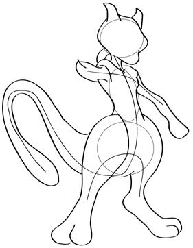 281x362 How To Draw Mewtwo