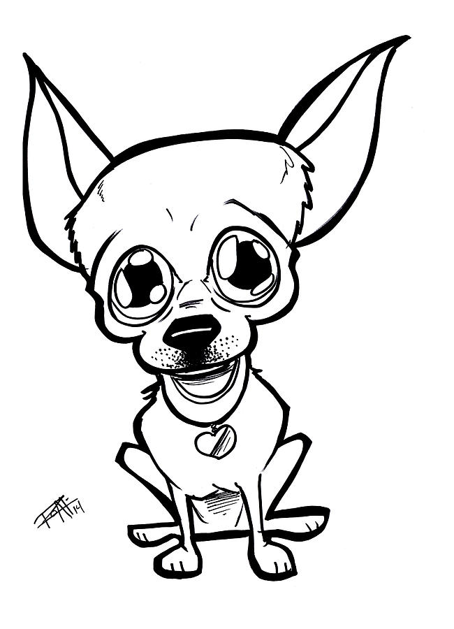 650x900 Mexican Dog Drawing By Big Mike Roate